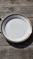 Alföldi porcelain cake plate with gilded edges, cake plate 28 cm in diameter