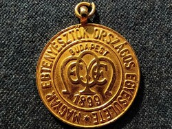 Hungarian breeders' national association 1899 one-sided medal (id79253)