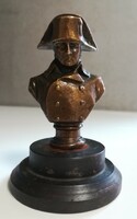 Napóleon bronz szobor, 9 cm magas