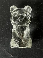 Bohemia glass teddy bear