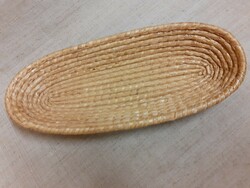 Old, high-quality handmade mat long basket