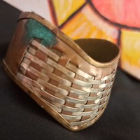 Marked Indian copper bracelet