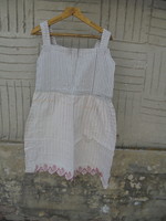 Old linen nightgown, underwear, jumpsuit - folk, peasant