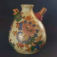 Old special Chinese, handmade hookah spout, pitcher, stoneware, collectibles