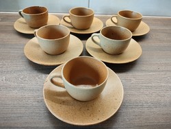 Retro Gránit kerámia kávés/teás készlet