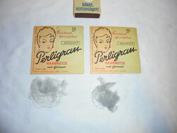 Két darab retro Perligran hajháló eredeti csomagolásban - együtt