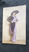 Zsza Fedák's sari prima donna actress éva stage work original contemporary photo sheet 1912 marked strelisky