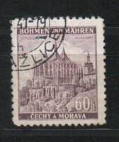 Német megszállás 0156 (Böhmen és Mähren) Mi 27       0,40 Euró
