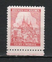 Német megszállás 0184 (Böhmen és Mähren) Mi 68 gumi nélkül        0,30 Euró