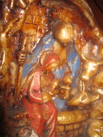Old wax holy family