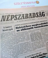 1972 October 4 / people's freedom / birthday! Retro, old original newspaper no.: 11366