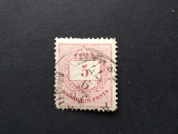 1874 Színes számú krajcáros 5 kr. A13 G3