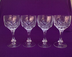 4 pcs crystal wine glasses