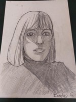 Female graphic portrait