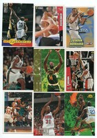 18 basketball cards in one
