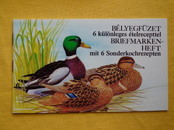 Stamp booklet according to the pictures - 1988. Ducks (German and Hungarian) (2500ft)