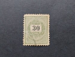 1889 Fekete számú krajcáros 30 kr. B 11 1/2 G3