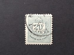 1881 Színes számú krajcáros 20 kr. B 11 1/2  Budapest G3