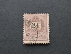 1888 Fekete számú krajcáros 24 kr. ..tőzsde Távír.. G3