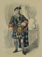 A. Weger Leipzig: Scottish dress in the xviii. From the century