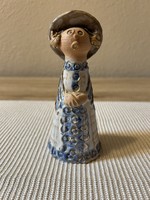 Little pink Ilona ceramic lady with a hat