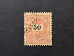 1888 Fekete számú krajcáros 50 kr.  Budapest G3