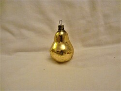 Old glass Christmas tree decoration - pear!