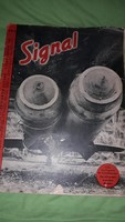 Antique 1941.February wwii. Signal iii.Imperial Nazi German propaganda newspaper magazine according to the pictures