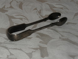 Silver-plated larger sugar tongs