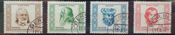 1952. Ndk - famous people series mi 311-314 stamped (cat. no.: 45 Eur)