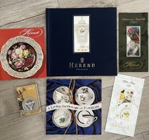 6 Herend porcelain catalogs together