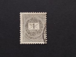 1889 Black numbered 1 kr. E 12 : 11 3/4 g3