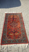 Antique carpet with animals 178x98 cm (3)