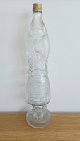 Retro decorative glass. Russian drinking bottle!