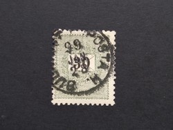 1898 Black number 30 kr. E 12:11 3/4 Budapest main post office g3