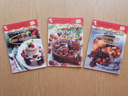 3 Pcs. Kiskukta magazine all in one: sweet treats / preserves, jams / fruit dishes