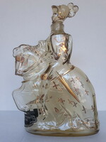 Knight on horseback, figural Armagnac glass
