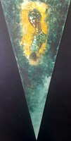 Győrfi András - Ádám 150 x 80 cm olaj, farost