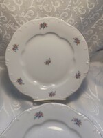 Zsolnay porcelain small flat plate with flowers
