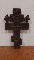 Caa XVIII.-XIX: Századi bronz kereszt Ortodox bronz kereszt