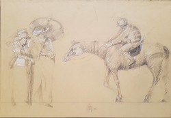 Nagy Gábor - 38 x 55 cm vegyes technika,,papír