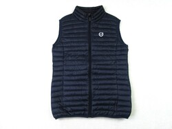 Original volvo (m) women's quilted night dark blue vest