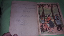 Antik  Grimm mesék PANTHEON kiadás - ROSSZ ÁLLAPOT - HIÁNYTALAN - NAGYON RITKA könyv a képek szerint