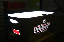 Battery led portable drink cooler ice tub - piper-heidsieck champagne - bar equipment
