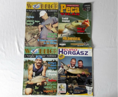 Euro fishing, wobbler, peca magazines, 4 pcs.