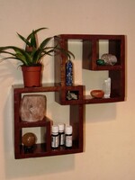 Square wooden shelf to order