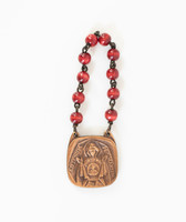 Last option - craftsman copper pendant with the symbol of the heart of Mary - signified Christian blessing object