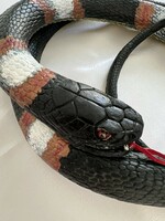 Large lifelike rubber snake toy