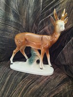 GDR German porcelain deer