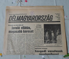 Délmagyarország, August 7, 1977 (Old newspaper for birthday)